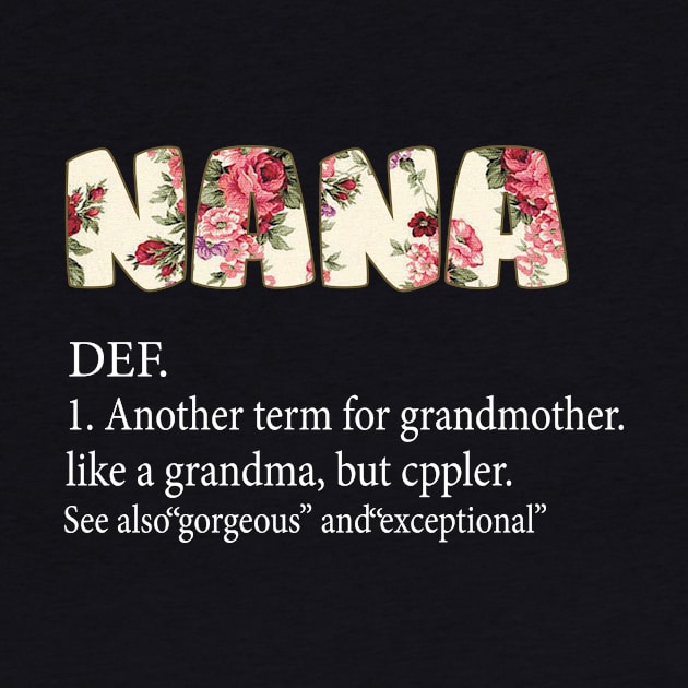 Nana Another Term For Grandmother Like A Grandma by gotravele store